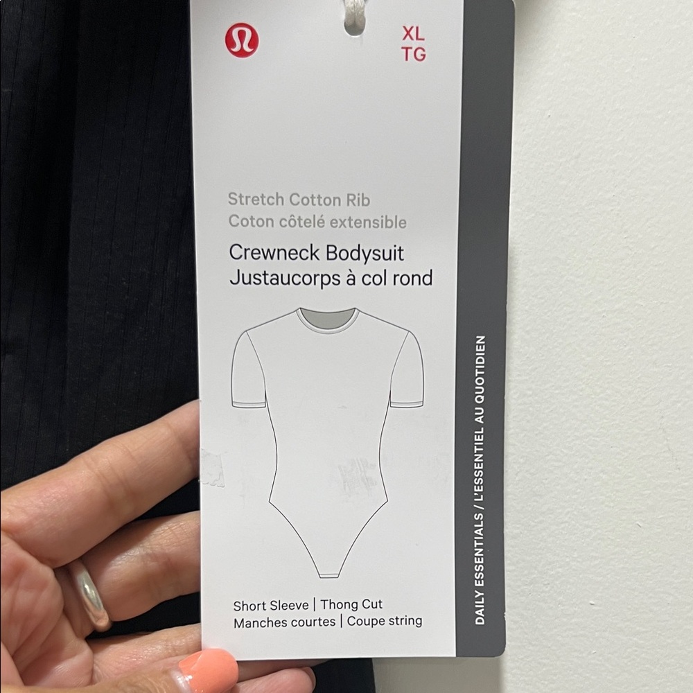 Lululemon Stretch Cotton Ribbed Short-Sleeve Bodysuit - Picture 4 of 9